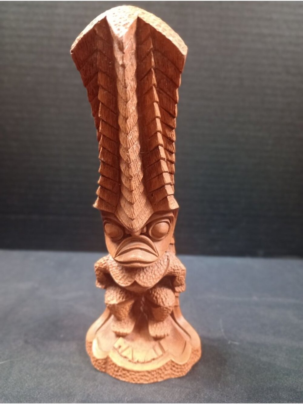 Vintage Lono Coco Joes Hapa Wood Hawaiian Polynesian Tiki God of Eternal Hope 19